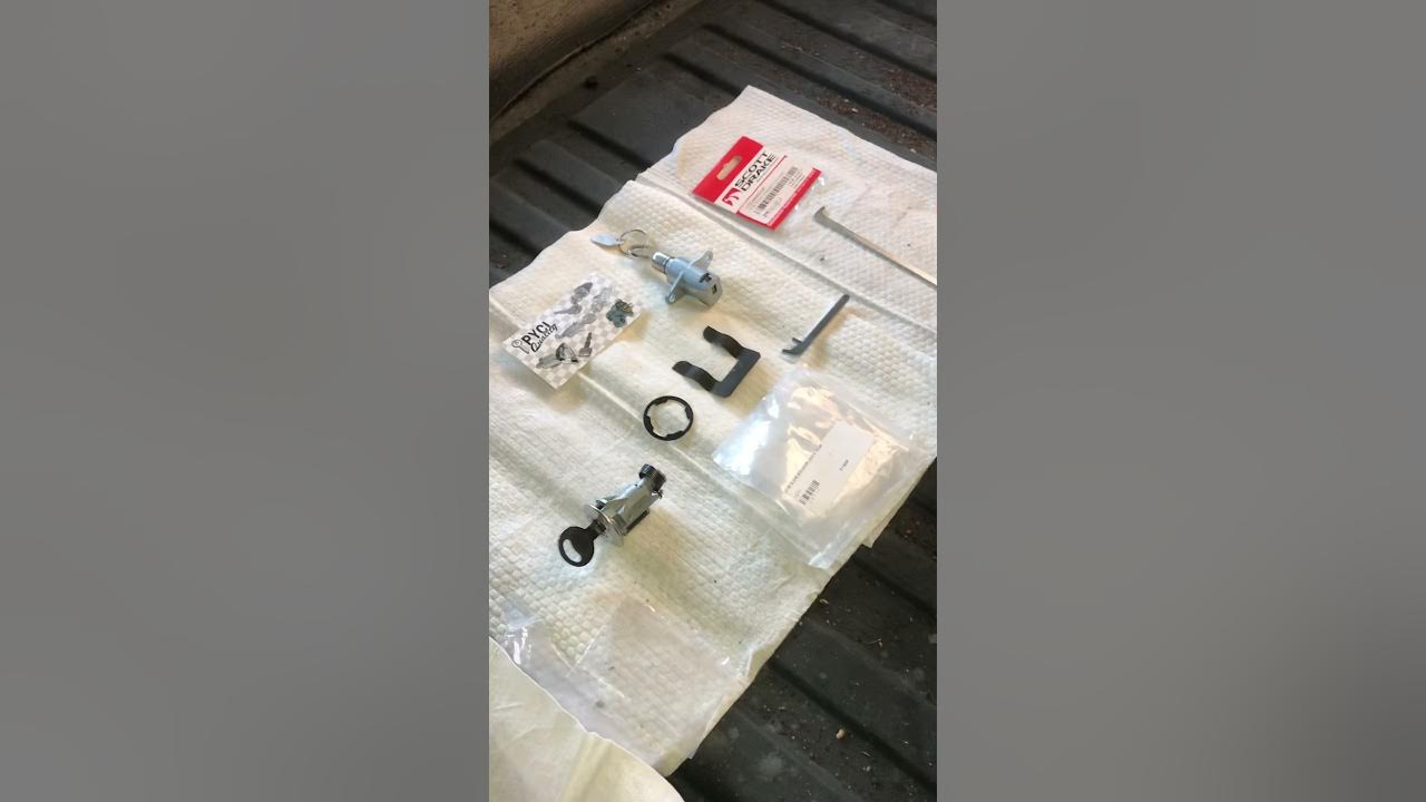 67 Mustang trunk lock replacement YouTube