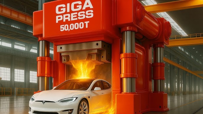 Tesla Model 2 Hits Giga Press 50,000T: Elon Musk STUNNED by Record 15 Cars  Per 60 Seconds! - YouTube