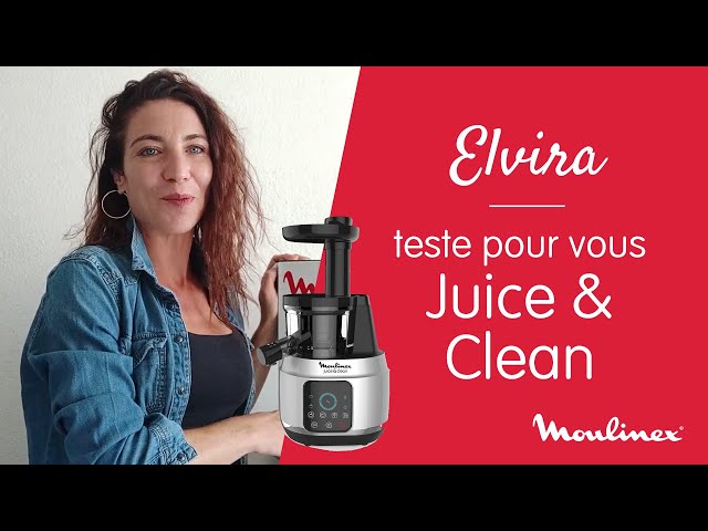 Extracteur de jus MOULINEX Juice & Clean Alu ZU420E10