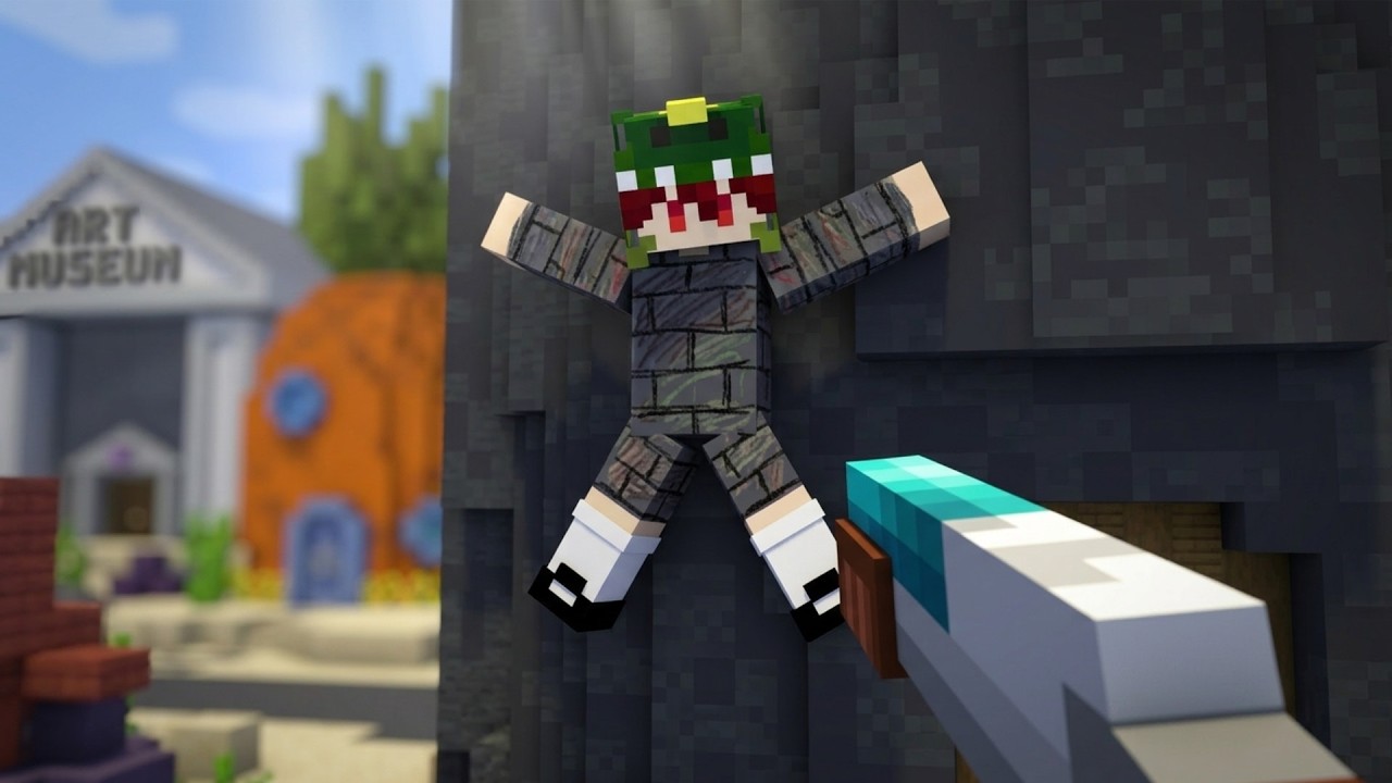 ระบายสีซ่อนแอบในโลกเหลี่ยมๆ | MineCraft (Meccha Crafteleon)