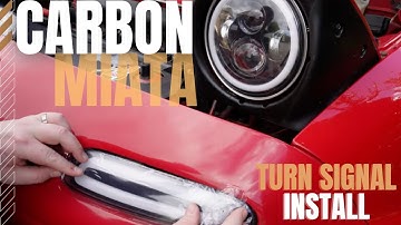 How To Install Carbon Miata Sequential Led Turn Signals On The NA