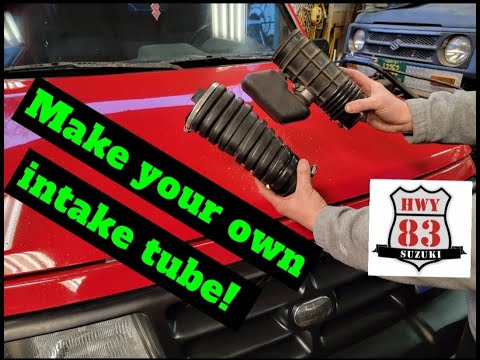 Air Intake Tube Replacement – MAKE YOUR OWN! Geo Tracker Suzuki Sidekick 1.6L Engine @Hwy83 SUZUKI