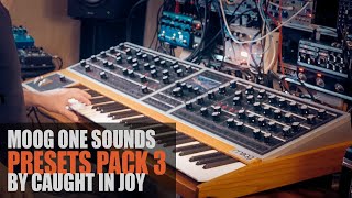 Moog One Presets Pack Vol. 3 by Caught In Joy