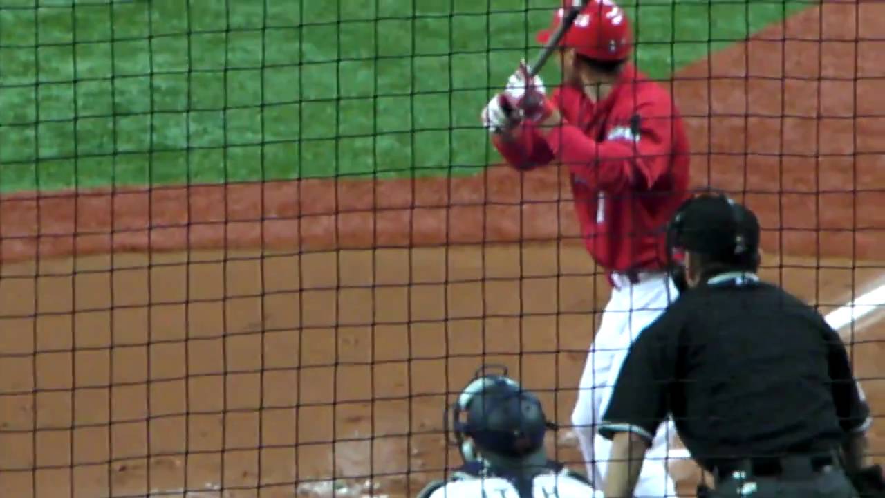 広島カープ 前田のバッティングフォーム 1103 Youtube