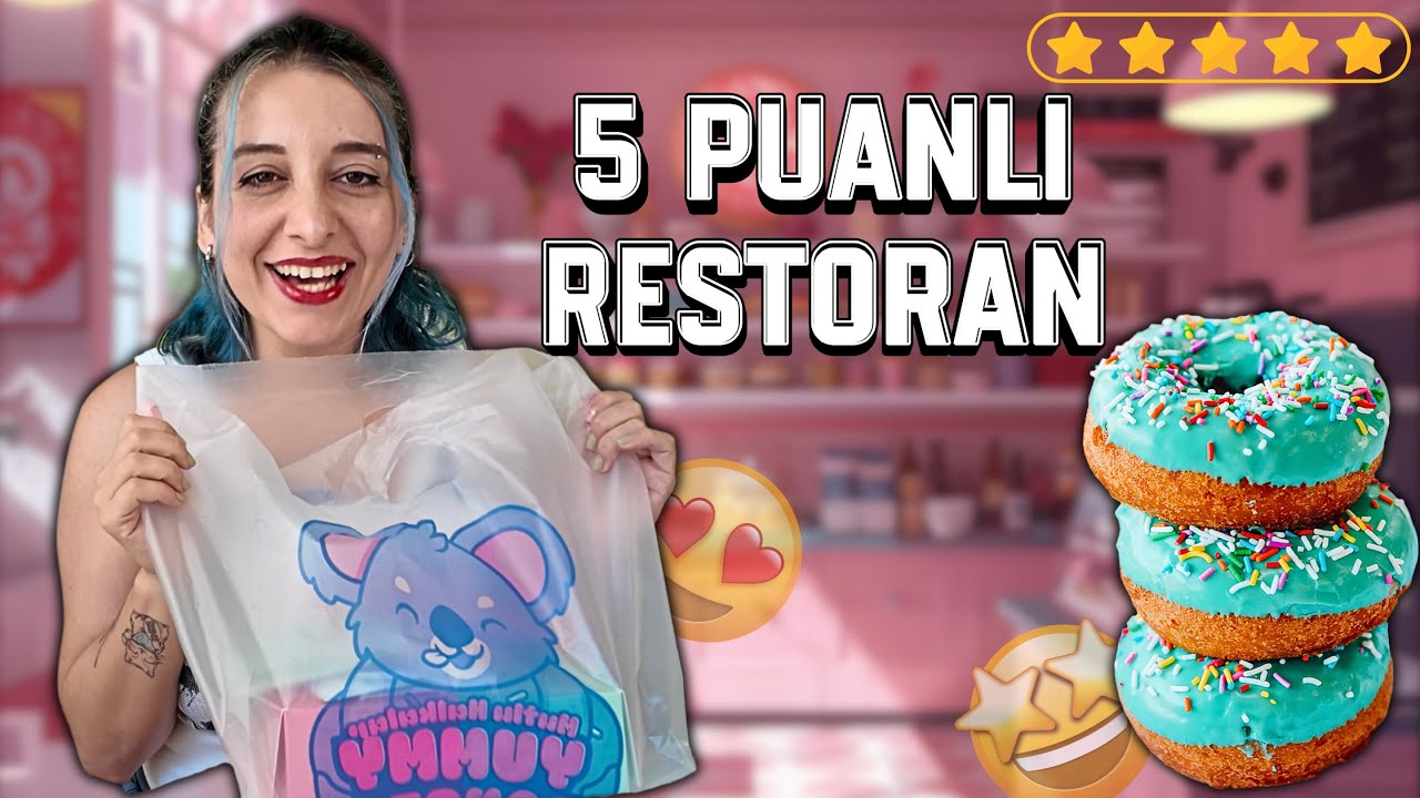 5 Puanlı Restoranları Denedim! | Tatlılıktan Bayıldım 💜🍩