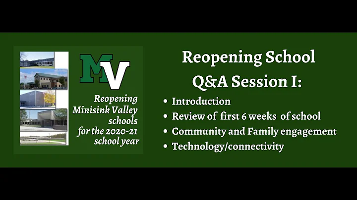 Reopening School Q&A Session 1