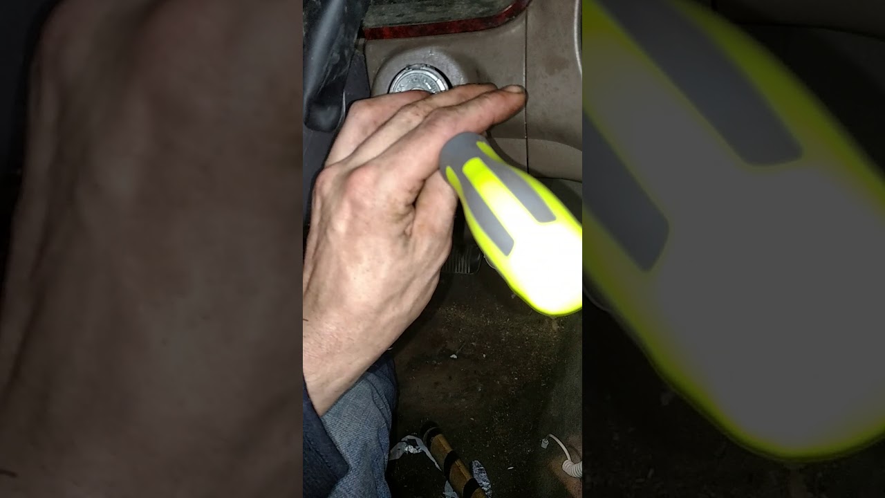 How To Start A Car With A Flat Head Screwdriver