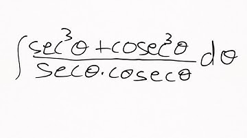 integrate (sec^3 x + cosec^3 x)/(secx * cosecx) dx