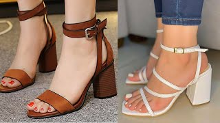 Most beautiful block heel sandals designs/Beautiful wedding high heels designs/Party wear sandals