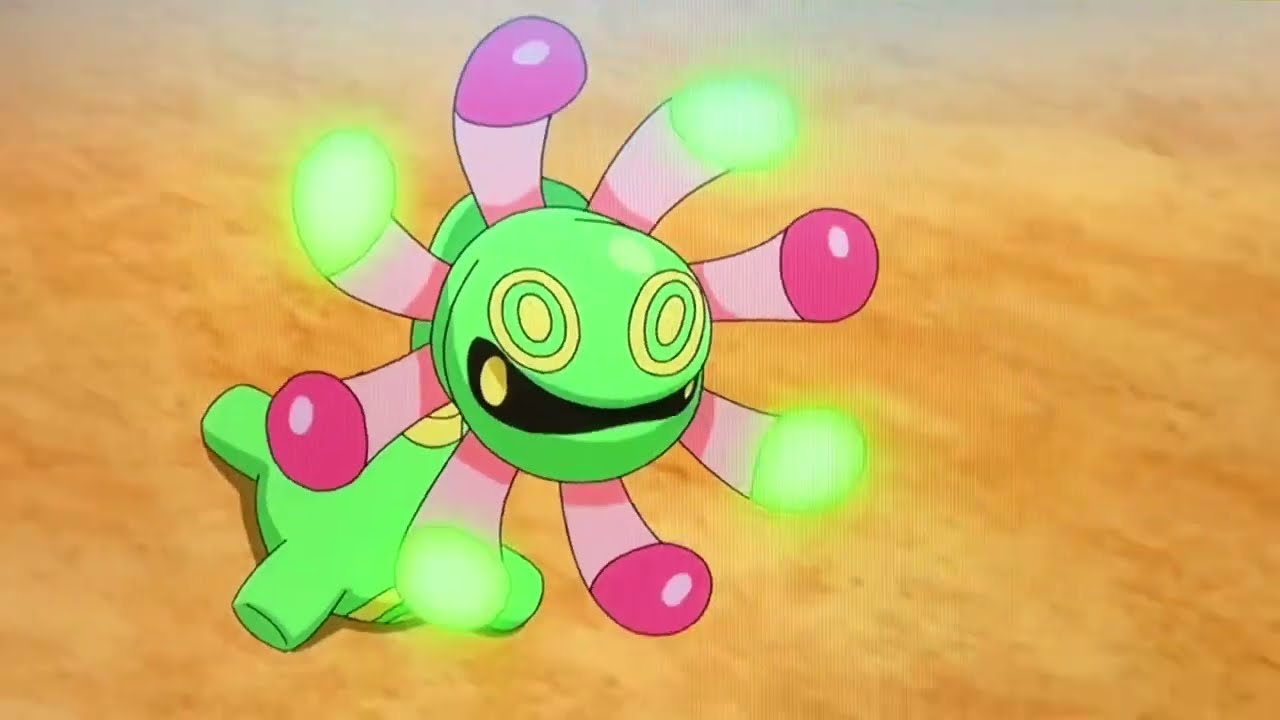 ポケットモンスター 第１１８話 サトシ ゲンガー Vs ダイゴ ユレイドル ねおはる Youtube