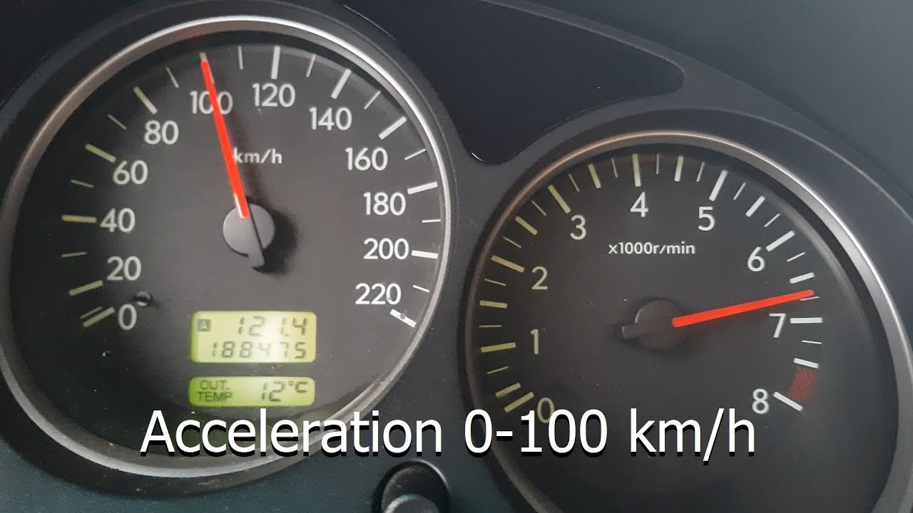 Subaru Forester 2.0X (158Hp) - Acceleration 0-100 Km/H - Youtube