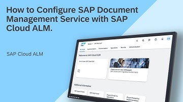 How to configure SAP Document Management Service with SAP Cloud ALM