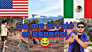 Mexicano se fue a vivir a la Usa y al regresar a México se le olvidó el Español 😂