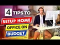 How to Set Up a Home Office on a Budget ❓ ( Ideas &amp; Tips )