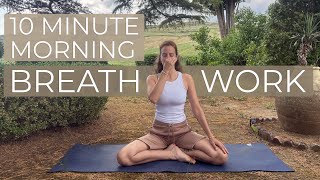 Morning Pranayama Breathing Exercises Cleanse And Balance | 10 Min.