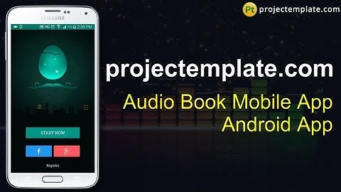 Audio Book Android App source code