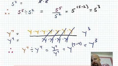 Grade 8 1.2b What is the Quotient of Powers Property