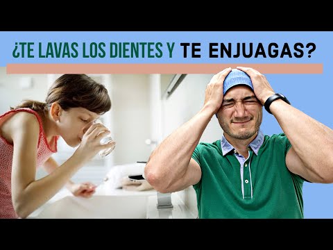 Video: ¿Debes enjuagarte después de cepillarte los dientes?