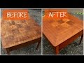 DIY Mid Century Furniture Refinish