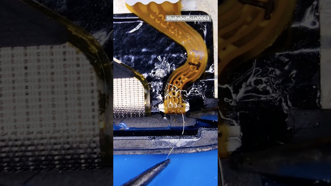 LCD display light flex repair 