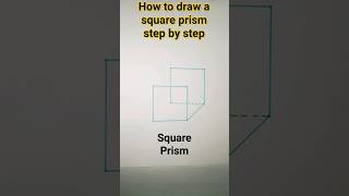 how to draw a square prism step by step#prism#square prism#easy#shorts#ytshorts#viral shorts#maths Net Worth