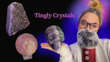 ASMR: Fast Scratching and Tapping on Crystals (Whispered)