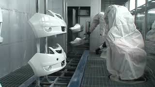 Bumper Painting Line with Robot Spray Painting