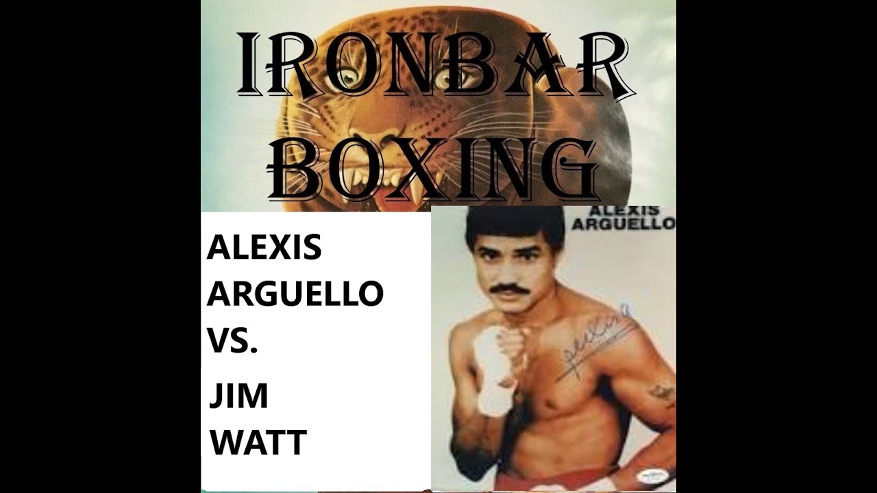 Alexis Arguello v. Jim Watt.WBC LWC