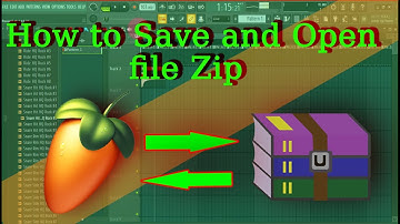 How to Save file and Open file ZIP in Fl studio|| Easy easy
