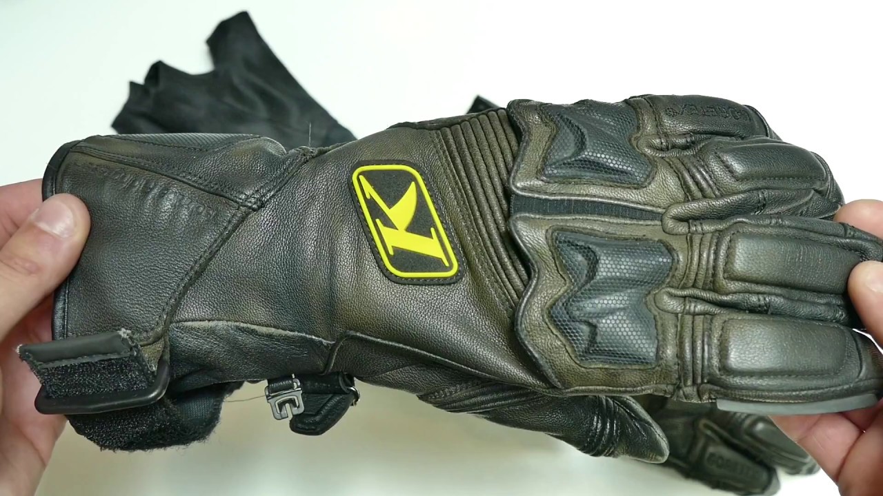 klim adventure gtx short gloves review