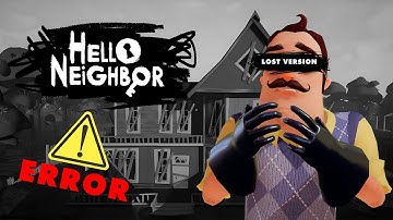 Lost Hello Neighbor Beta 2 Gameplay 😱 | Rare Version You’ve NEVER Seen!