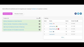Leetcode Biweekly Contest 114, Rank 5 (ASMR Keyboard Sounds)
