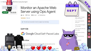 Monitor an Apache Web Server using Ops Agent | #2025 | #GSP1108 |#qwiklabs |#Solution