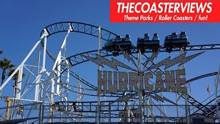Hurricane (POV) Santa Cruz Beach Boardwalk Roller Coaster