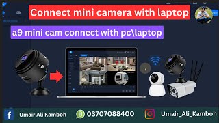 A9 Camera wireless conect with laptop || Mini wifi Camera connect with laptop complete setup#umitech screenshot 3