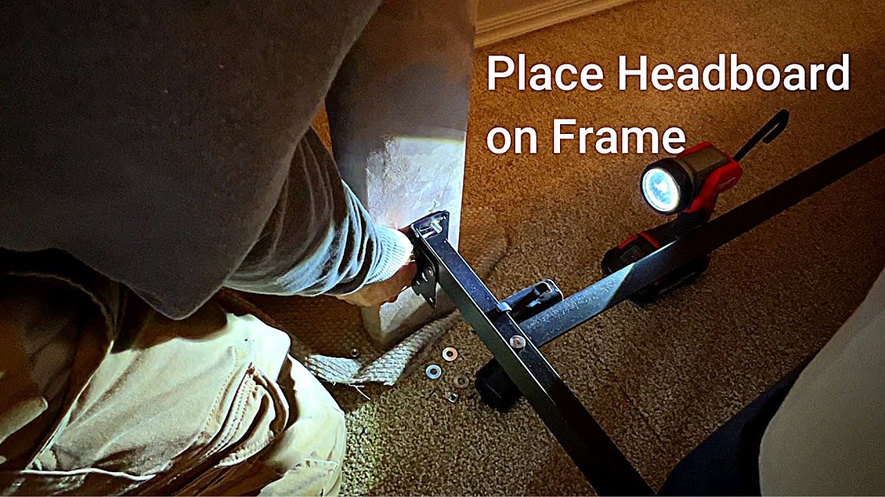 HOW TO Mounting A Headboard On A Metal Frame YouTube HOW TO Mounting A Headboard On A Metal Frame YouTube