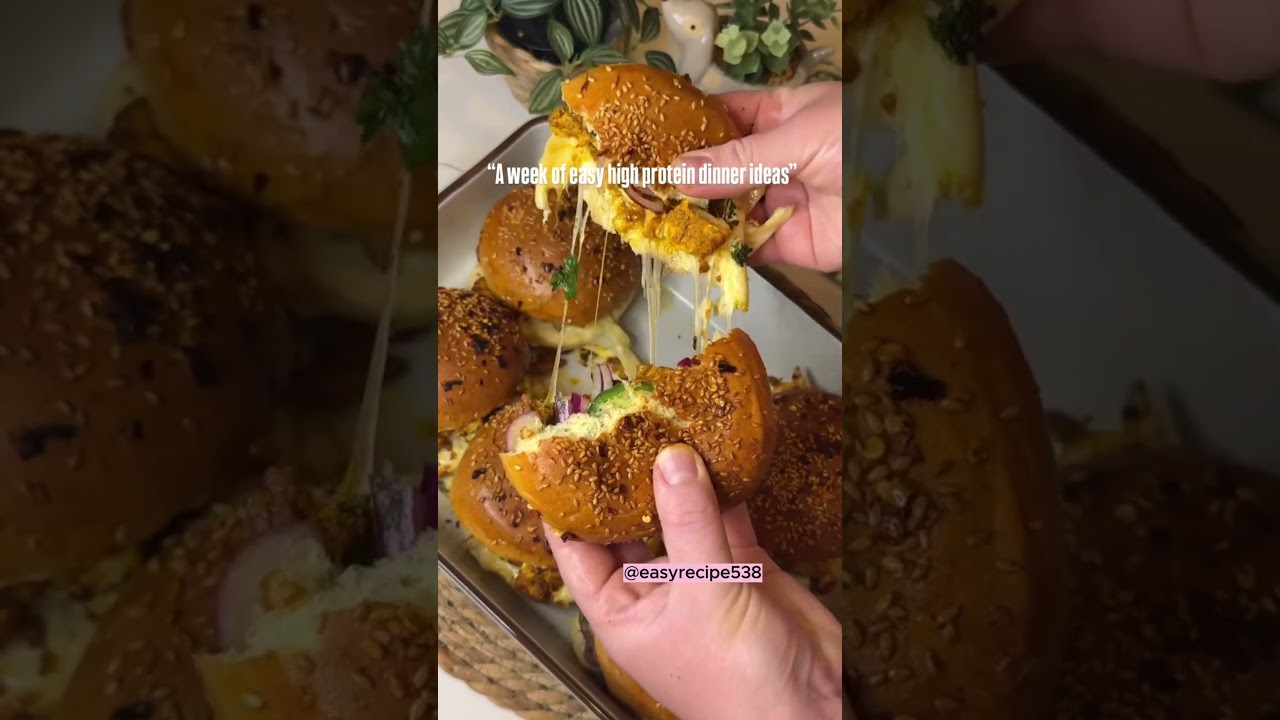 A week of easy high protein dinner ideas