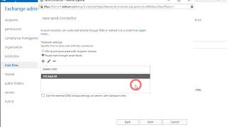 20345-1 Demo 34 Configuring SMTP send and receive connectors