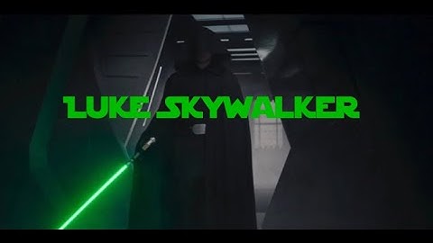 Luke Skywalker Hallway Scene with The Force Theme - Star Wars The Mandalorian