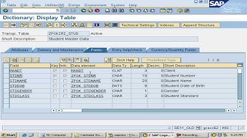 01. ABAP DATA DICTIONARY TABLE CREATION.mp4