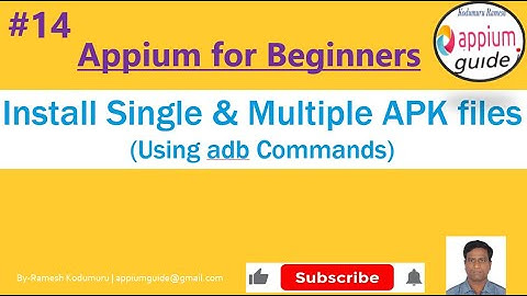 Appium Tutorial 14 |  Install 