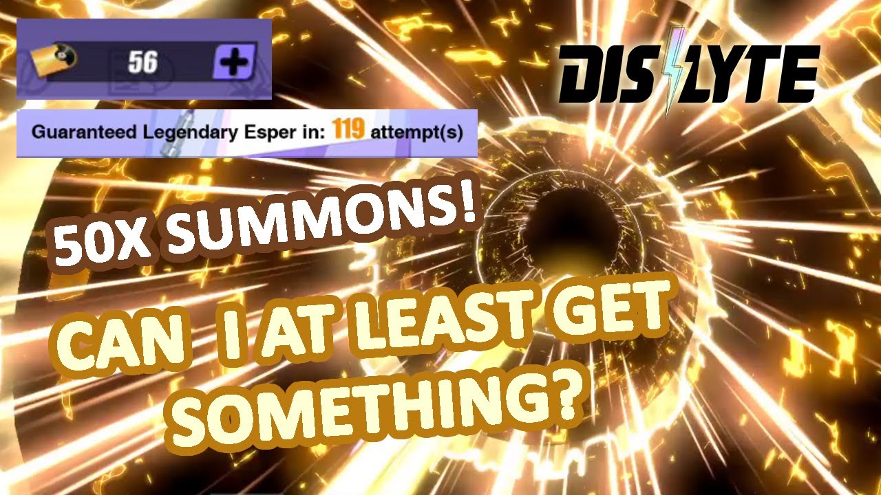 [DISLYTE] 50X SUMMONS!! GOLD SPARKS?! + 1 SHIMMER TICKET!
