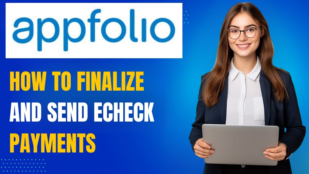 AppFolio Tutorial | How to Submit Vendor eCheck Payments