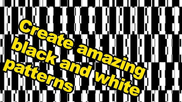 Affinity Photo tutorial : Create amazing black and white pattern / texture designs