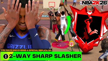 99 DUNK + 99 3PT + 99 BALL HANDLE SLASHING SHARP DESTROYS GUARD BUILDS! BEST GUARD BUILD IN NBA 2K26
