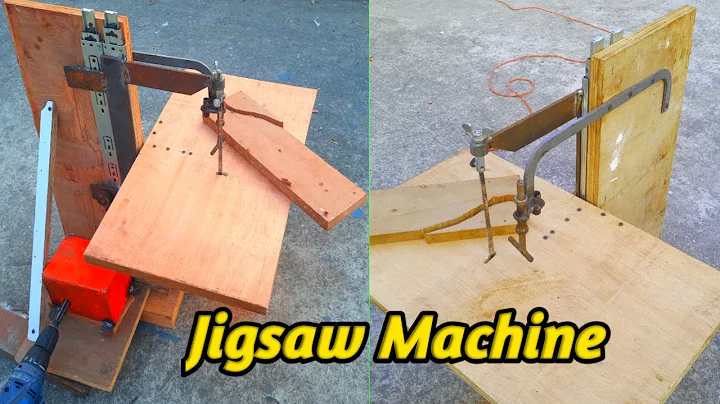 Make a Real Jigsaw Machine || making a scroll saw || jigsaw table saw
