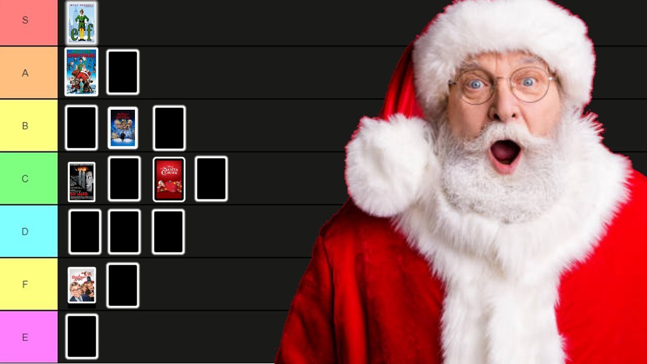 CHRISTMAS Movie TIER LIST YouTube christmas-movie-tier-list-youtube