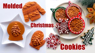 Molded Gingerbread Cookies. Christmas Sugar Cookies❤️❄️