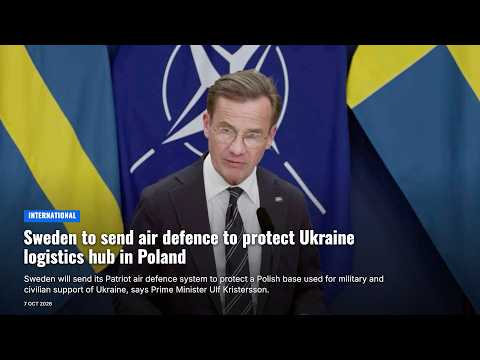 Sweden to send air defence to protect Ukraine logistics hub in Poland