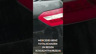 Mercedes Benz Totalschaden Im Regen Schlachtfahrzeug Amg